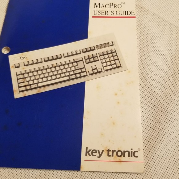 Original Vintage MacPro User's Guide 1989 - Picture 3 of 7